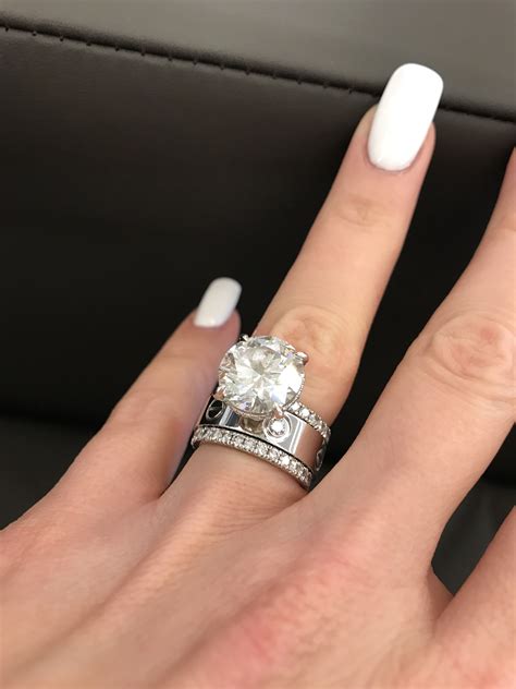 cartier love ring engagement|cartier love solitaire engagement ring.